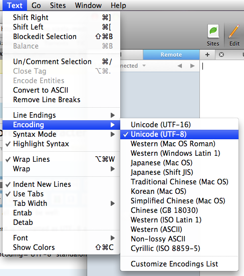 encoding
